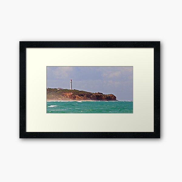 Split Point Lighthouse (4), Aireys Inlet, Great Ocean Road Framed Art Print