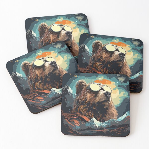 Item preview, Stardust Nights with bear designed and sold by pkk1designsart.