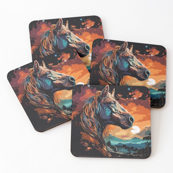 Item preview, Stardust Nights with horse designed and sold by pkk1designsart.