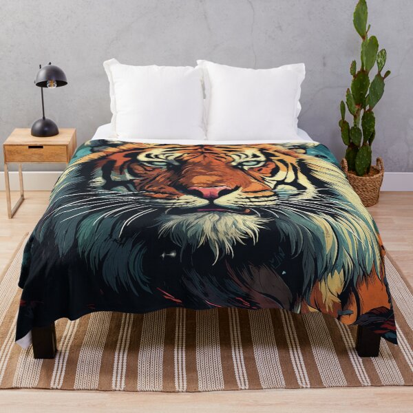 Item preview, Stardust Nights with tiger designed and sold by pkk1designsart.