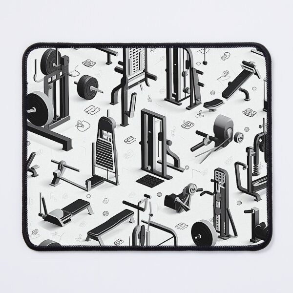 Item preview, 2D Gym Equipment Pattern designed and sold by Aussygypsy09.