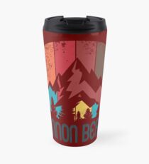Retro City of Cannon Beach T Shirt for Men Women and Kids Travel Mug