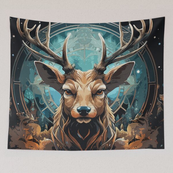 Item preview, Stardust Nights with deer designed and sold by pkk1designsart.