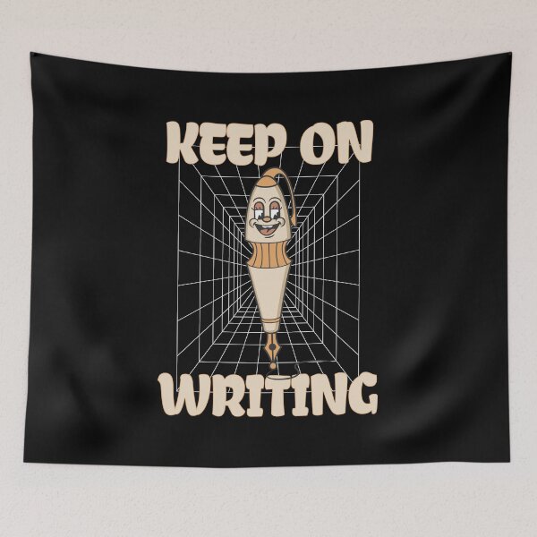 Item preview, Keep On Writing designed and sold by RockBeeDesigns.