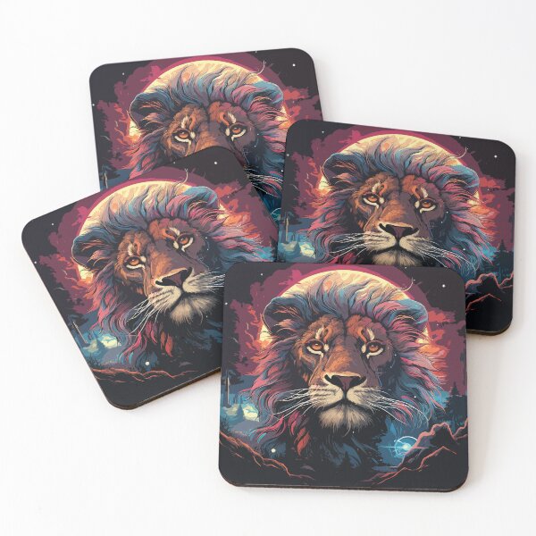 Item preview, Stardust Nights with lion designed and sold by pkk1designsart.