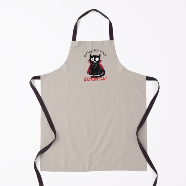 Item preview, Caring for your demon cat black cat designed and sold by stripedcarpet.