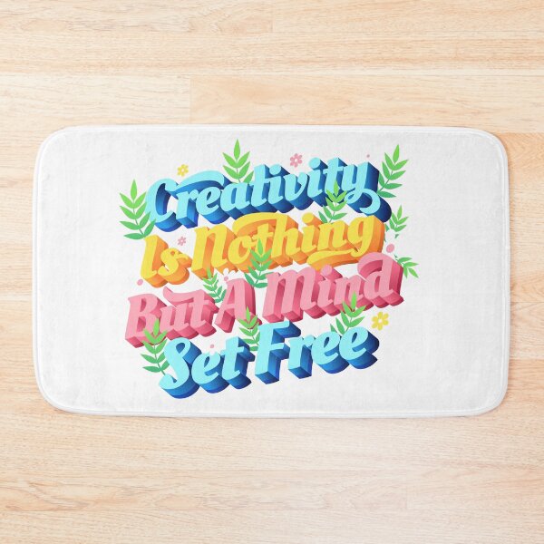 Item preview, creativity is nothing but a mind set free designed and sold by sbrstore.