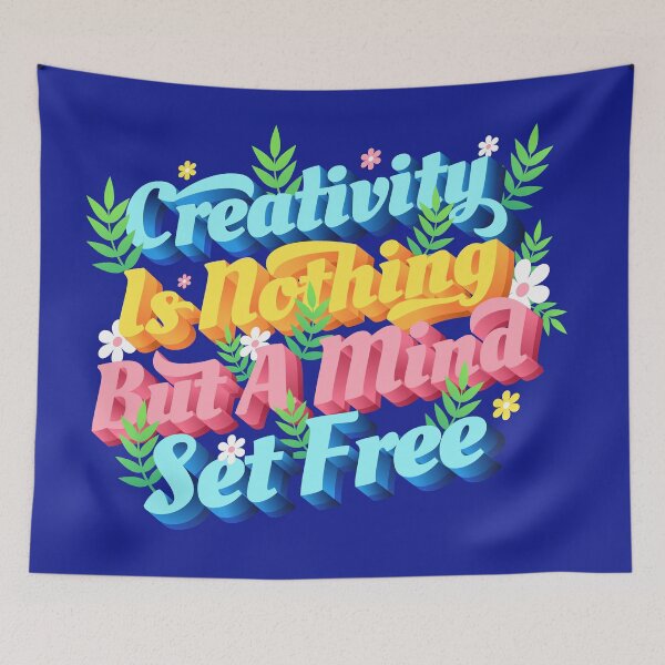 Item preview, creativity is nothing but a mind set free designed and sold by sbrstore.