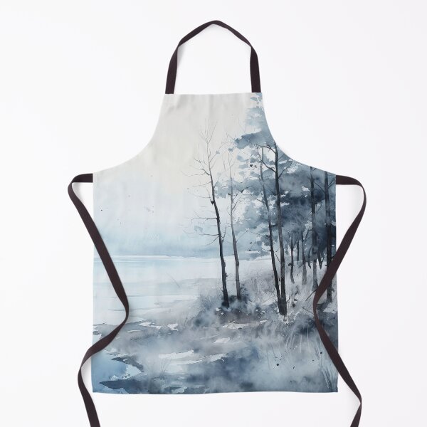 Item preview, Nature and landscapes, blue landscape, abstract  designed and sold by anaozzart.
