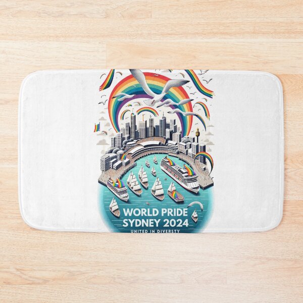 Item preview, World Pride Sydney 2024 designed and sold by Places On Earth.