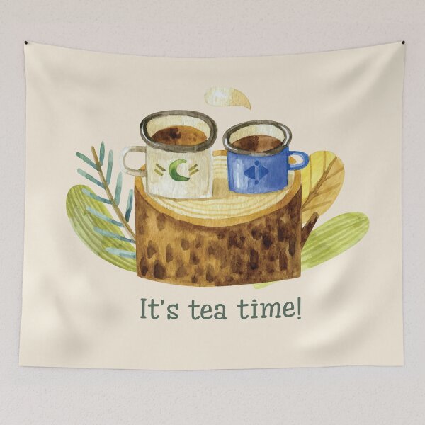 Item preview, Tea time vintage designed and sold by stripedcarpet.