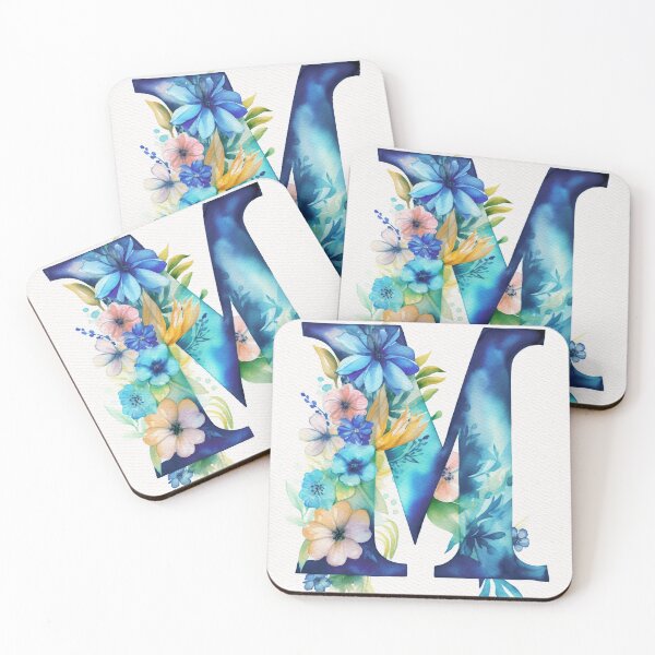 Item preview, Letter M in Watercolor Painting  designed and sold by MahsaWatercolor.
