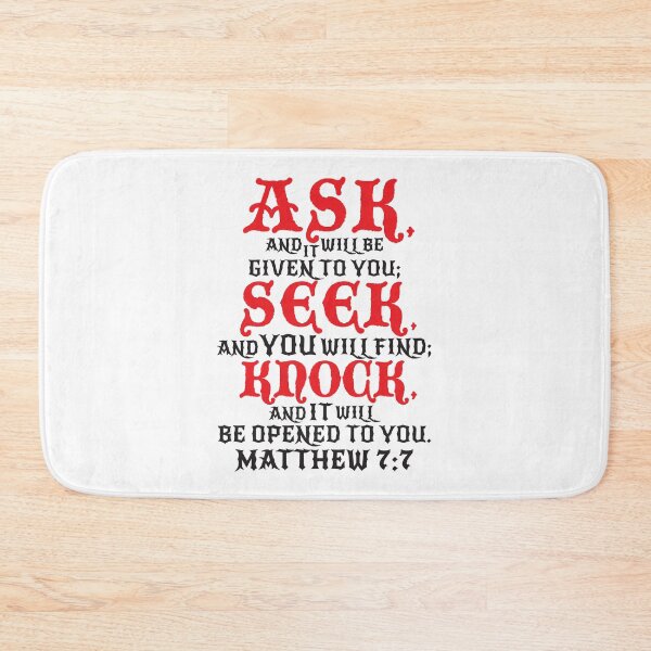 Item preview, Mateo 7:7 designed and sold by plushism.