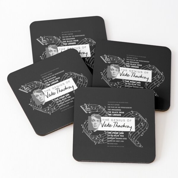 Item preview, Genius of Jake Thackray Song List (2) -for black background designed and sold by Russellann.
