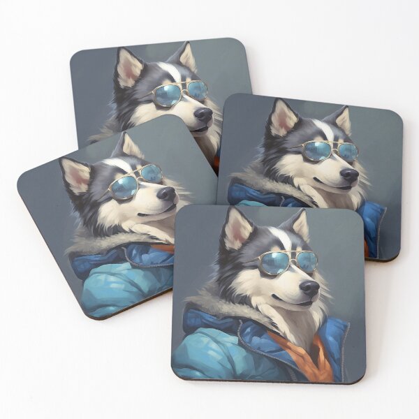 Item preview, Husky. Siberian husky. Canine charm. Dog fashion  designed and sold by Tsifra.
