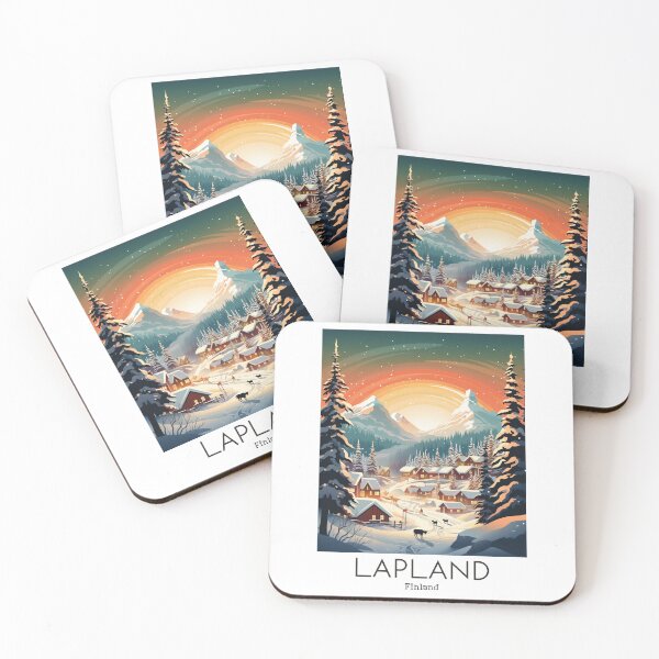 Item preview, A Vintage Travel Illustration of Lapland - Finland  designed and sold by GoodOldVintage.