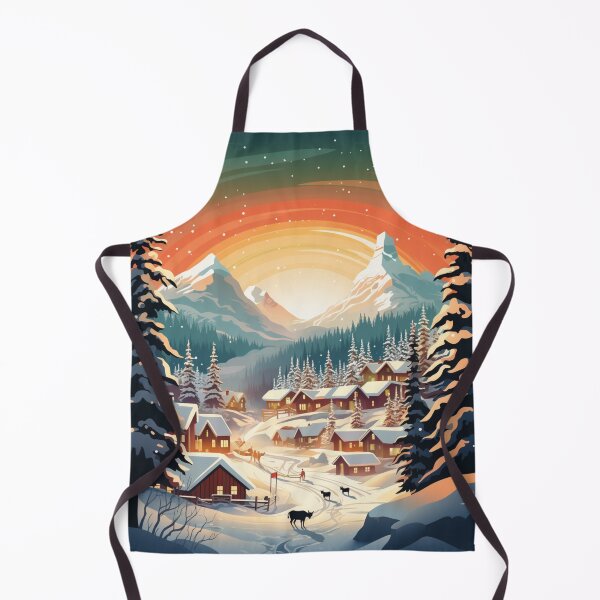 Item preview, A Vintage Travel Illustration of Lapland - Finland designed and sold by GoodOldVintage.