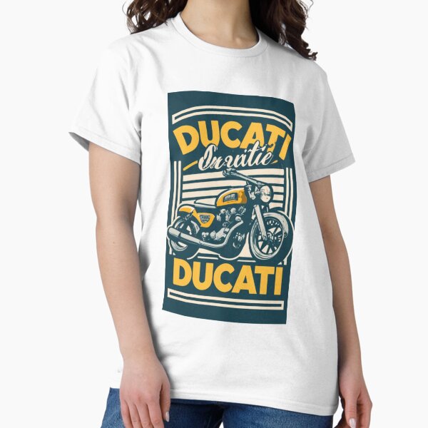 Vista previa del artículo con la obra «Ducati amarillo clásico», diseñado y vendido por FenwickDesign99.