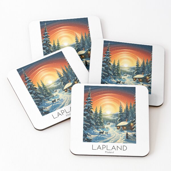 Item preview, A Vintage Travel Illustration of Lapland - Finland  designed and sold by GoodOldVintage.