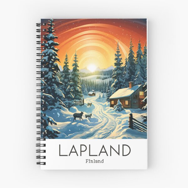 Item preview, A Vintage Travel Illustration of Lapland - Finland  designed and sold by GoodOldVintage.