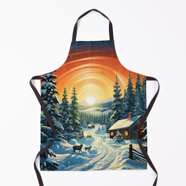 Item preview, A Vintage Travel Illustration of Lapland - Finland designed and sold by GoodOldVintage.
