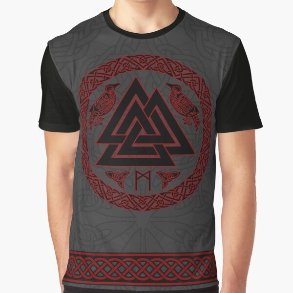 "Allfather" Circular Knotwork Graphic T-Shirt