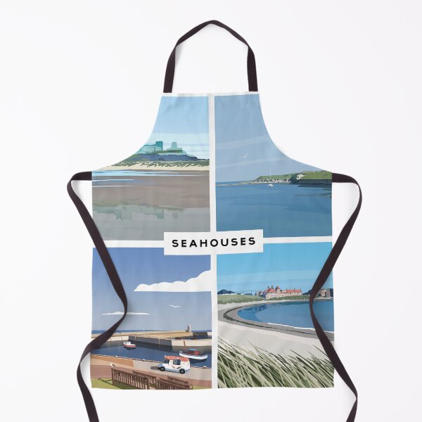 Item preview, Seahouses Art Print designed and sold by Richard O'Neill Art.