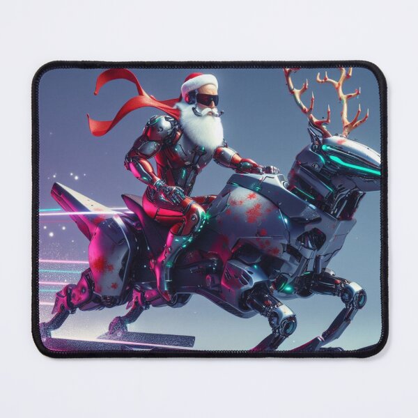 Item preview, futuristic, santa claus, designed and sold by KICIART.
