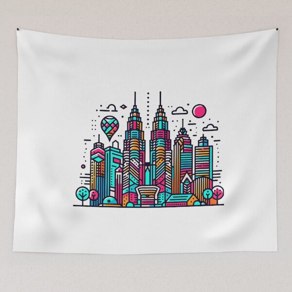 Item preview, KLCC Malaysia designed and sold by Places On Earth.