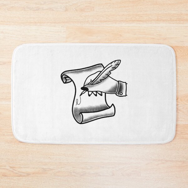 Item preview, Boho Tattoo Power Hand writing on parchment designed and sold by jazzydevil.