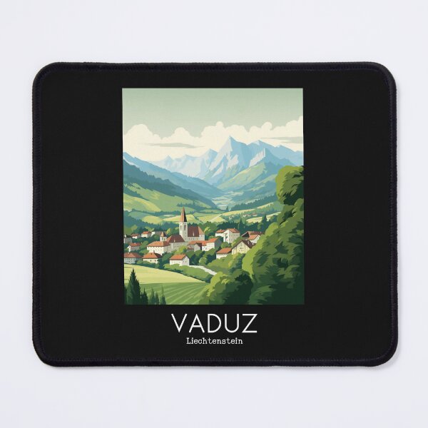 Item preview, A Vintage Travel Illustration of Vaduz - Liechtenstein designed and sold by GoodOldVintage.