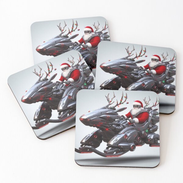 Item preview, futuristic, santa claus designed and sold by KICIART.