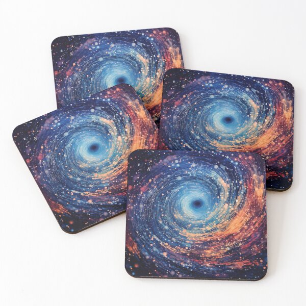 Item preview, pointillism painting of a cosmic nebula designed and sold by Whimsicalhub.