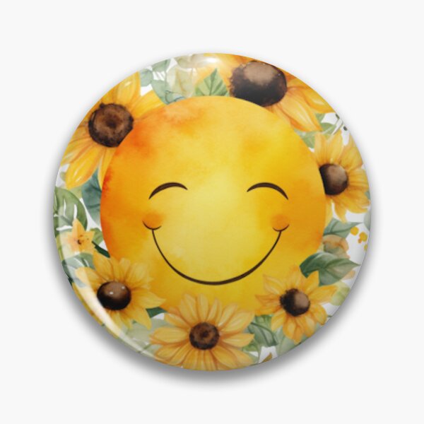 Item preview, Smiling Face and Flowers designed and sold by Mike-the-guide.