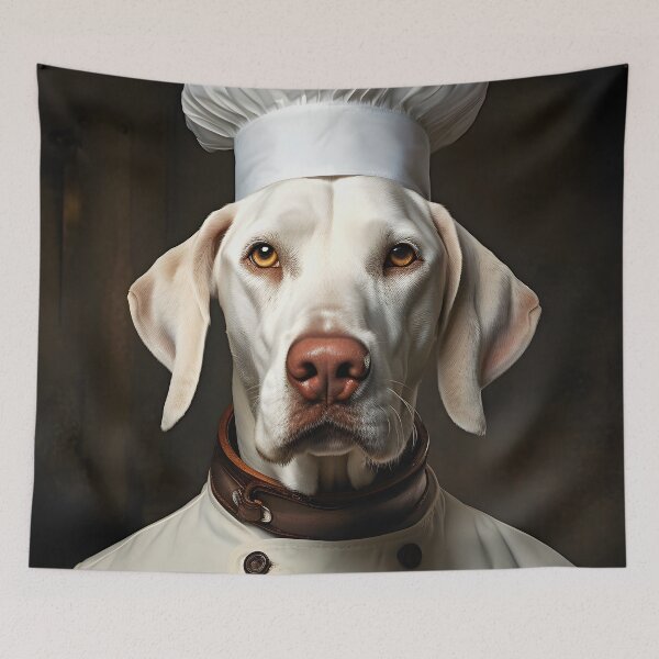 Artikelvorschau, Labrador als Chefkoch entworfen und verkauft von Pixelartistin.