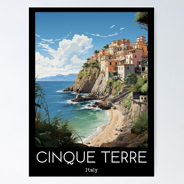 Affiche Vintage Cinque Terre