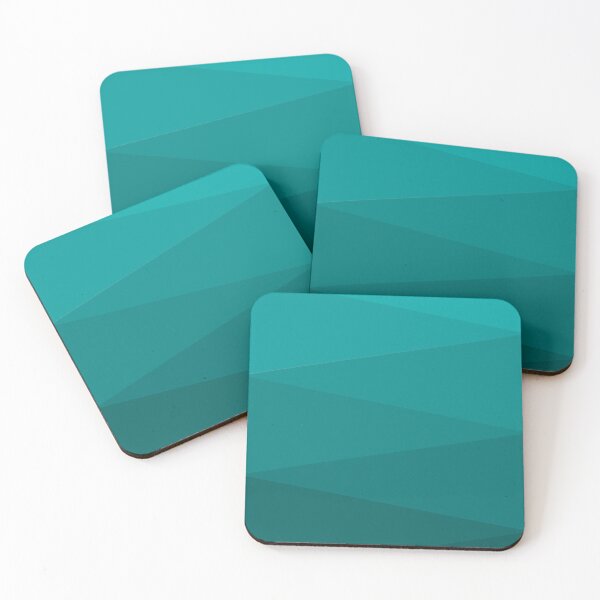 Item preview, Green Geometric Triangles Palette Pattern designed and sold by Jeallan Designs.