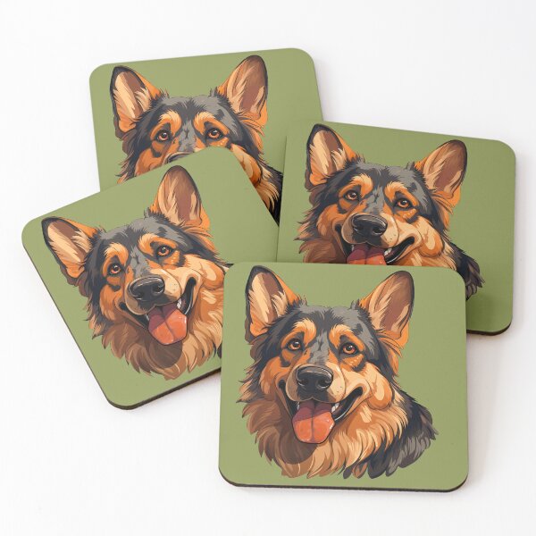 Item preview, German Shepherd Alsatian Dog Portrait  designed and sold by FoxTreeDesign.