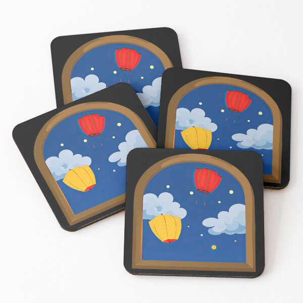 Item preview, Sky Lanterns on Diwali Night designed and sold by pixclipart.