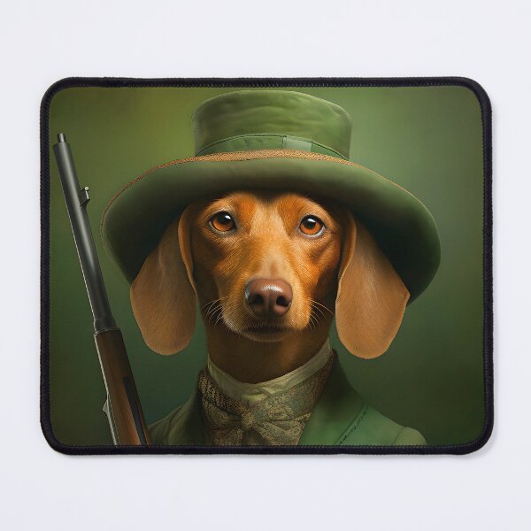 Item preview, Dackel als Jäger designed and sold by Pixelartistin.