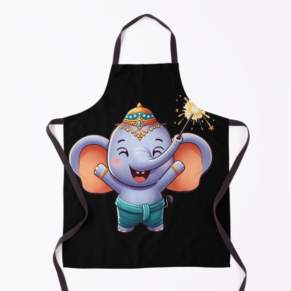 Item preview, Joyful Diwali Elephant designed and sold by pixclipart.