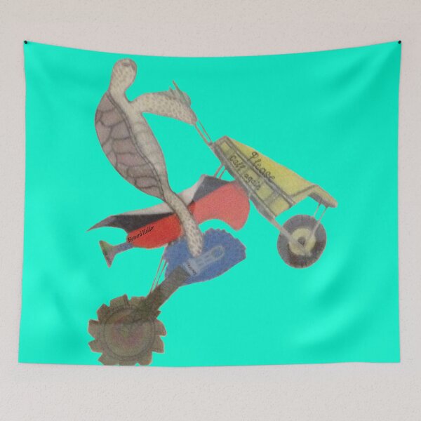 Item preview, Turtle Riding A Motor Bike designed and sold by HowardHsArt.