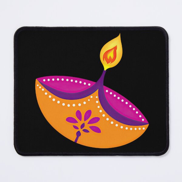 Item preview, Colorful Diwali Diya designed and sold by pixclipart.