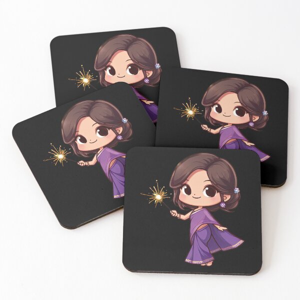 Item preview, Diwali Sparkler Girl designed and sold by pixclipart.