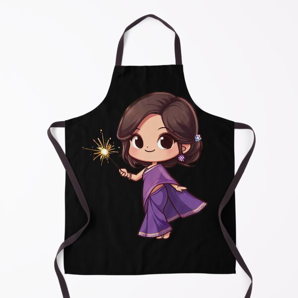 Item preview, Diwali Sparkler Girl designed and sold by pixclipart.