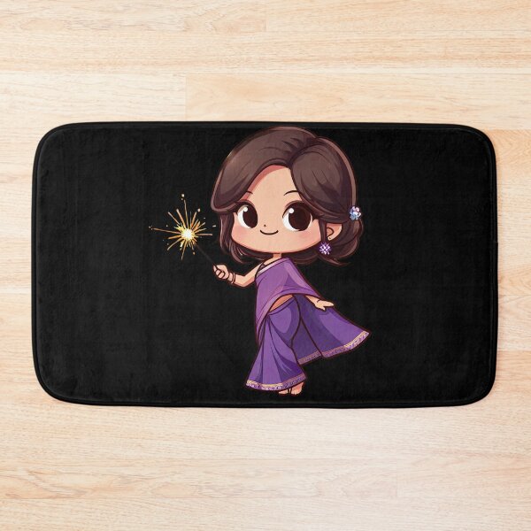 Item preview, Diwali Sparkler Girl designed and sold by pixclipart.