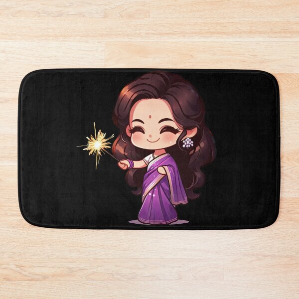 Item preview, Happy Diwali Girl designed and sold by pixclipart.