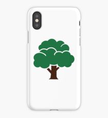 Green tree iPhone Case