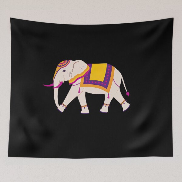 Item preview, Decorated Elephant designed and sold by pixclipart.