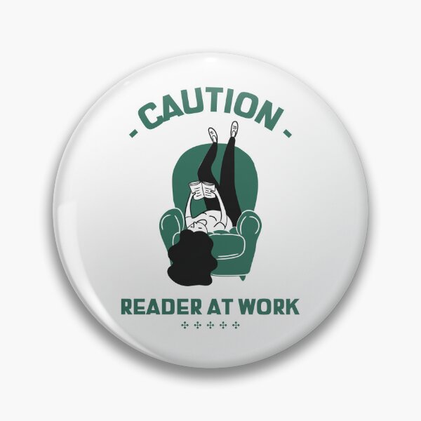 Item preview, Caution - Reader At Work designed and sold by SnapTees4U.